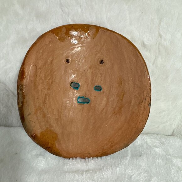 Mexican Pottery Mask Guererro Storyteller Ceramics Mayan Aztec Face Wall Hanging - Picture 2 of 9